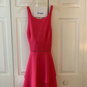 Hot pink dresss